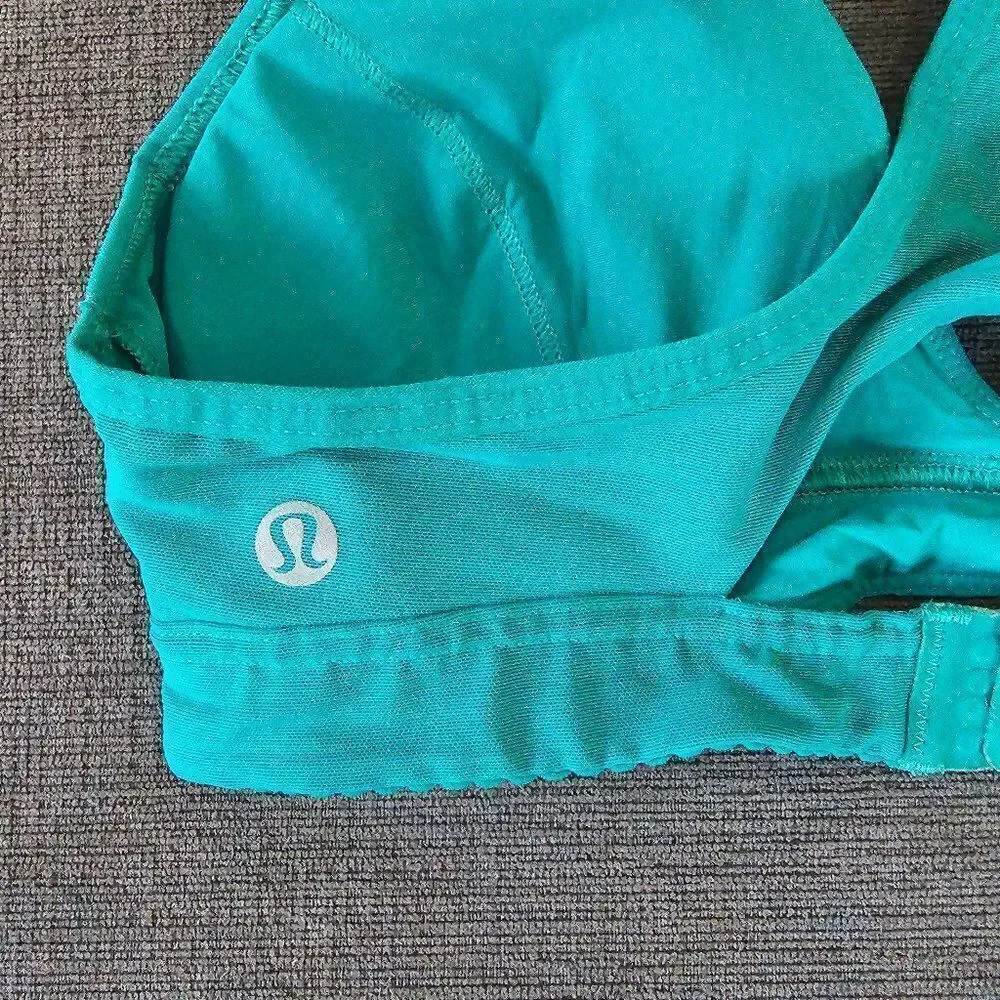 Lululemon Women's Viridian Green All Day Breeze Bra Adjustable A/B Cup